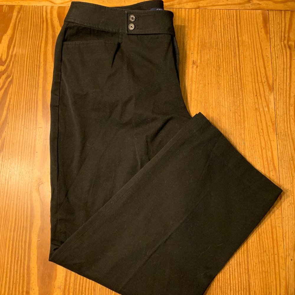 Chaps 18W Black Dress Pants